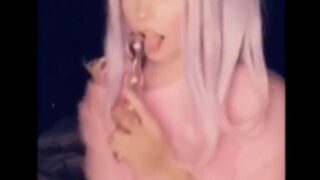 Belle Delphine Anal Dildo Play Premium Snapchat Video